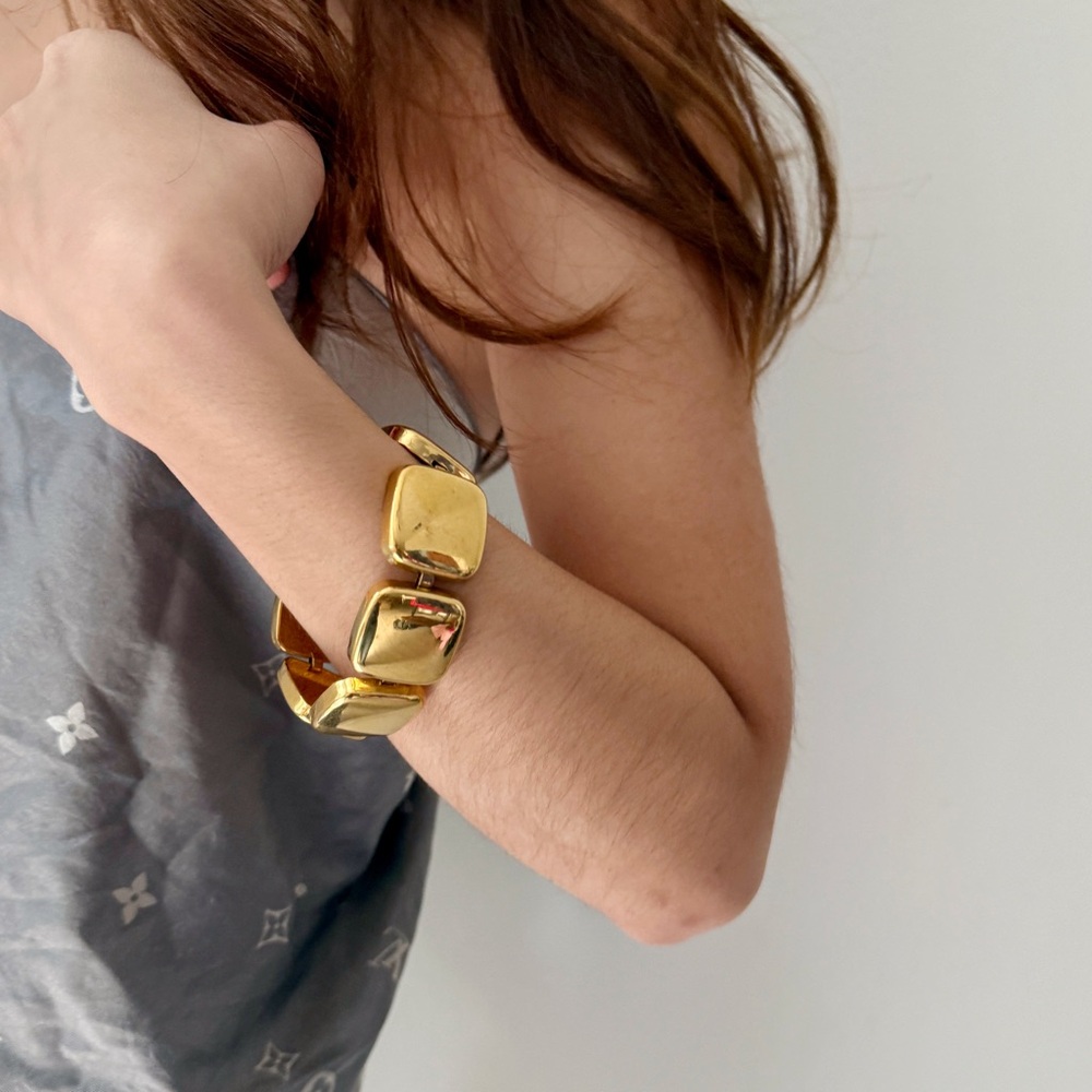 Vintage Napier Gold-Tone Link Bracelet